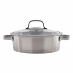 Сотейник Manhattan зі скляною кришкою, діам. 24 см, 3 л