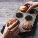 Форма для випічки, силікон (6 осередків), 32,5 х 19 х 4 см