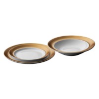 Набір тарілок GEM, білий, 3 шт.