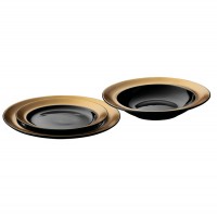 Набір тарілок GEM, чорний, 3 шт.