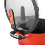 Каструля з антипригарним покриттям GEM STAY COOL, червоний, діам. 16 см, 1,5 л