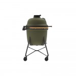 Гриль великий LEO, кераміка, зелений матовий, 58 см