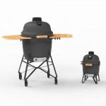 Гриль малий LEO, кераміка, антрацит матовий, 33 см