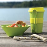 Кружка з ложкою, 500 мл