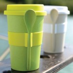 Кружка з ложкою, 500 мл