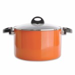 Каструля ESSENTIALS ECLIPSE з кришкою, помаранчева, діам. 24 см, 6,6 л