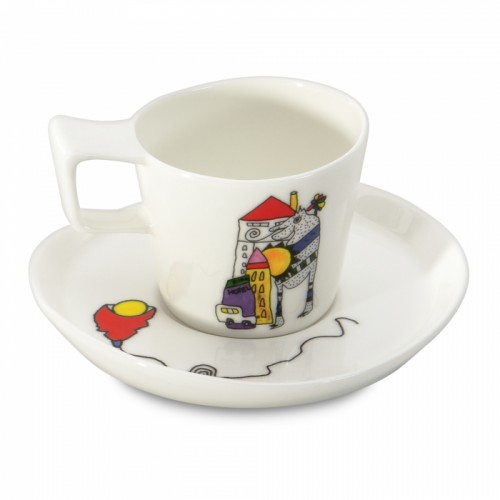 Чашка для еспресо ECLIPSE з блюдцем, 80 мл, 2 шт.