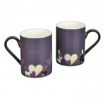 Набір кухлів Lover by Lover, фіолетові, 300 мл, 2 шт.