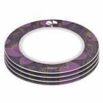 Тарілка Lover by Lover, фіолетова, діам. 21,5 см, 4 шт.