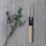 Виделка для м'яса з дерев'яною ручкою RON, з покриттям, 17 см