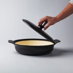 Сотейник чавунний RON, з двома ручками, 2,5 л, діам. 28 см