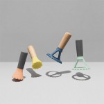 Міні-ніж для равіолі LEO, дерев'яна ручка, діам. 5 см