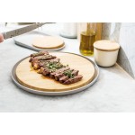 Дошка кухонна з підставкою LEO, кругла, діам. 36 см