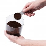 Контейнер для сипких з ложкою LEO, 1,1 л, 12,5 х 12,5 см