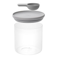 Контейнер для сипких з ложкою LEO, 1,1 л, 12,5 х 12,5 см