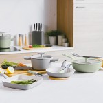 Каструля з антипригарним покриттям  LEO BALANCE Moonmist, діам. 24 см, 4,4 л