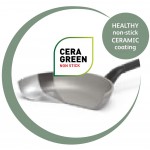 Сковорода-гриль з антипригарним покриттям  LEO BALANCE Moonmist, 24 x 24 см