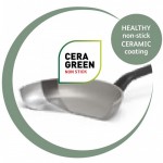 Сотейник з антипригарним покриттям LEO BALANCE Sage з двома ручками, діам. 26 см, 2,9 л