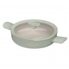 Сотейник з антипригарним покриттям LEO BALANCE Sage з двома ручками, діам. 26 см, 2,9 л