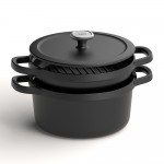 Каструля LEO GRAPHITE, чавун, діам. 26 см, 5,7 л