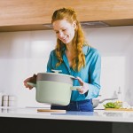 Друшляк-пароварка LEO BALANCE, силікон, діам. 24 см