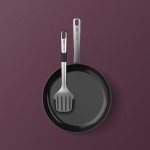 Сковорода для омлета з антипригарним покриттям LEO GRAPHITE, діам. 25 см, 0,8 л