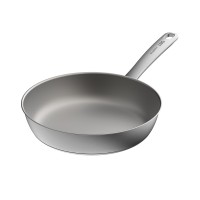 Сковорода LEO GRAPHITE, нержавіюча сталь, діам. 24 см, 2 л