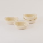 Набір квадратних форм для запікання LEO BALANCE, бежевий, кераміка, 200 мл, 4 пр.