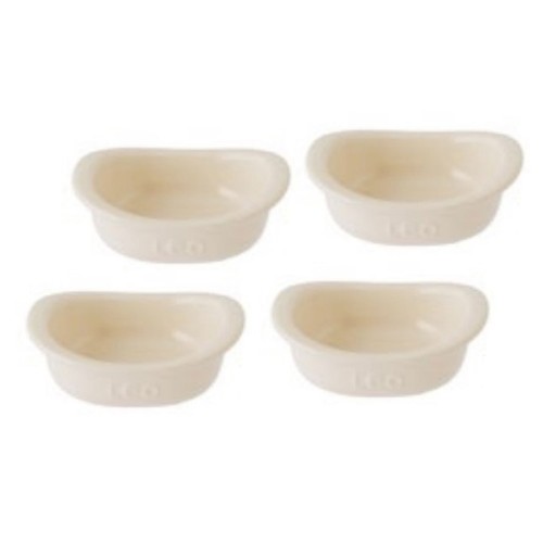 Набір квадратних форм для запікання LEO BALANCE, бежевий, кераміка, 200 мл, 4 пр.