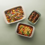 Набір прямокутних форм для запікання LEO BALANCE, кераміка, 3 пр.