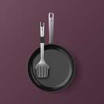 Лопатка з отворами LEO GRAPHITE, 34,5 см