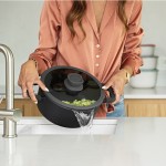 Каструля з антипригарним покриттям LEO STONE+, діам. 24 см, 5,6 л