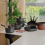 Набір сковорідок з антипригарним покриттям LEO STONE+, діам. 24/28 см, 2 пр.