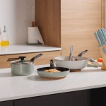 Набір посуду з антипригарним покриттям LEO GLINTS SAGE, 7 пр.