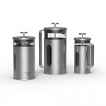 Френч-прес скляний у металевій підставці LEO, 1 л