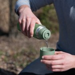 Термос дорожній LEO, зелений, 0,5 л