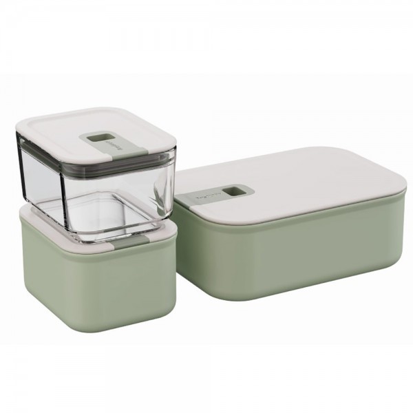 Набір контейнерів для їжи LEO PERFECT SEAL, 3 пр. Набір контейнерів для їжи LEO PERFECT SEAL, 3 пр.