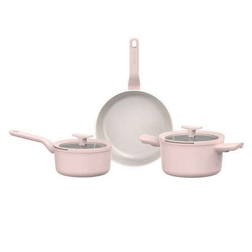 Набір посуду з антипригарним покриттям LEO BALANCE Rose, 5 пр.