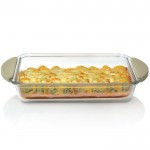 Форма для запікання, скляна, прямокутна, 27 х 45 х 5 см,  4 л