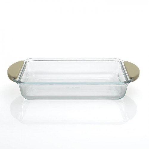 Форма для запікання, скляна, прямокутна, 27 х 45 х 5 см,  4 л
