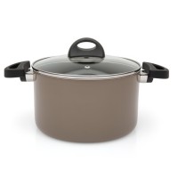 Каструля ECLIPSE з кришкою, сіра, діам. 20 см, 3,7 л