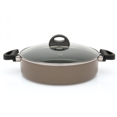 Сотейник ECLIPSE з двома ручками, сірий, діам. 26 см, 3,2 л
