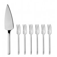 Набір для торта Essence: лопатка, 6 десертних виделок, 7 пр.