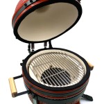 Середній керамічний гриль-піч, червоний