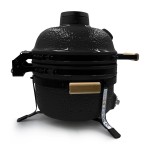 Середній керамічний гриль-піч, чорний