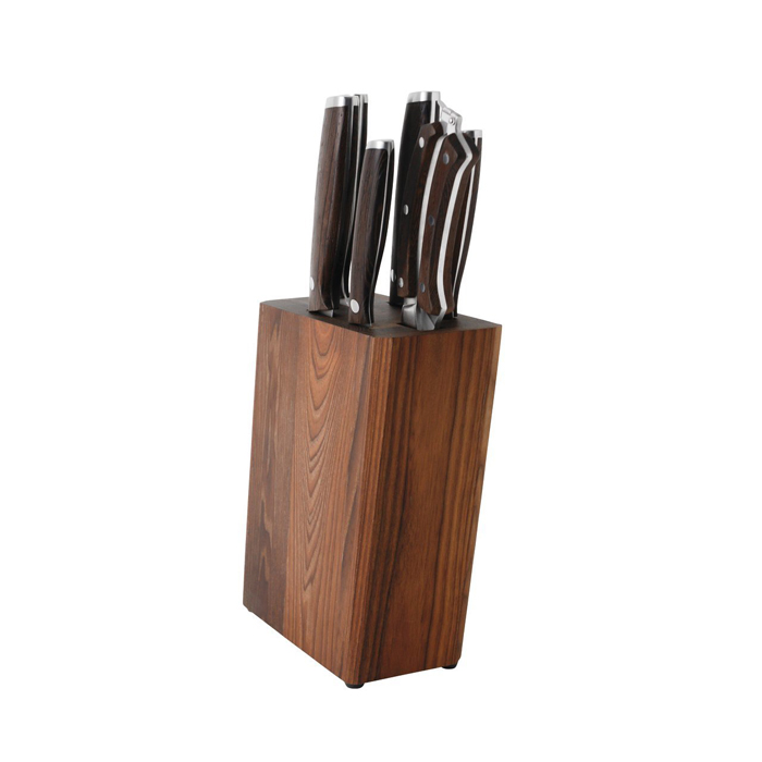 Набір ножів в колоді ESSENTIALS REDWOOD, 7 пр.