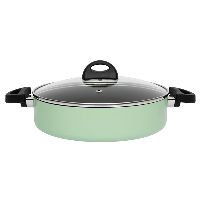 Сотейник ECLIPSE з кришкою і двома ручками, салатовий, діам. 26 см, 3,2 л