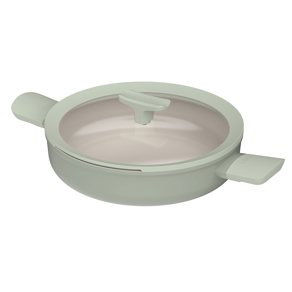 Сотейник з антипригарним покриттям LEO BALANCE Sage з двома ручками, діам. 26 см, 2,9 л