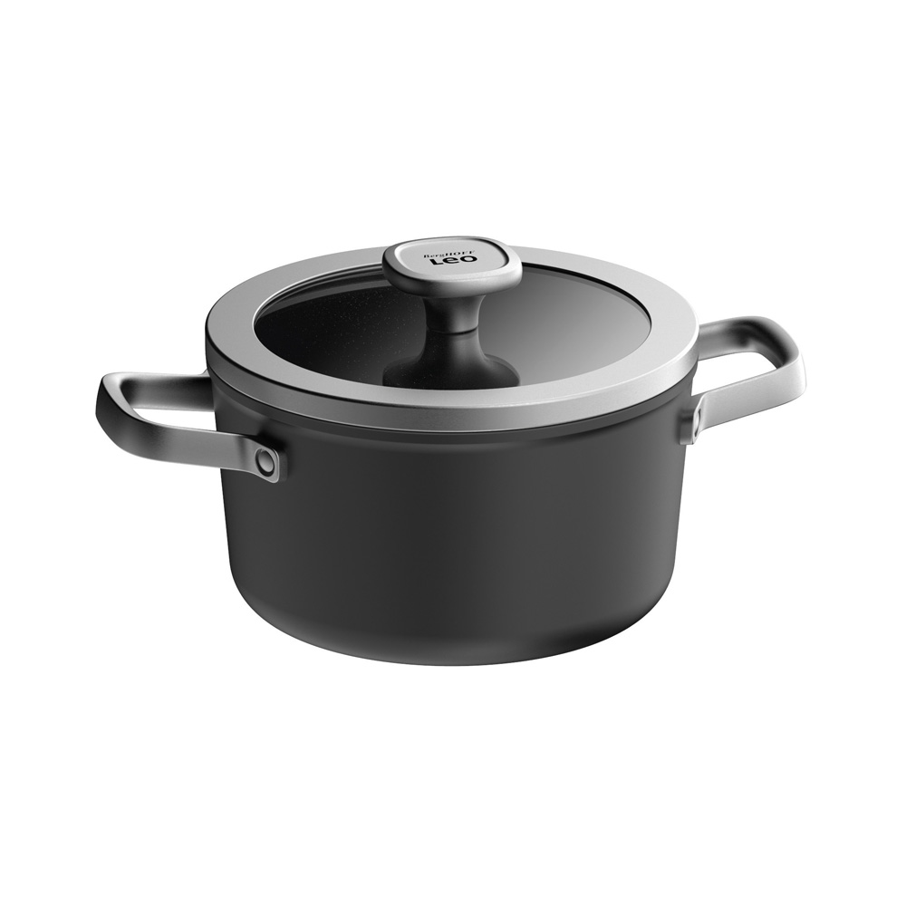 Каструля з антипригарним покриттям LEO GRAPHITE, діам. 20 см, 3,1 л