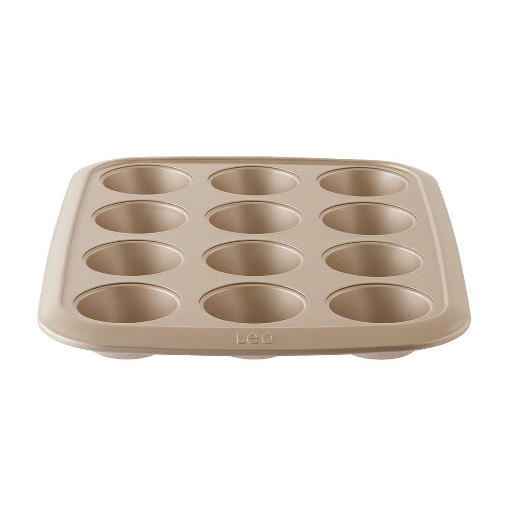 Форма для 12 кексів LEO BALANCE, прямокутна, 38 х 28,5 х 3 см